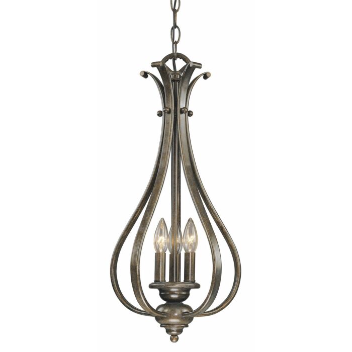 Monrovia 3-Light Pendant in Royal Bronze