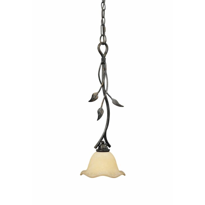 Vine 1-Light Mini Pendant in Oil Shale