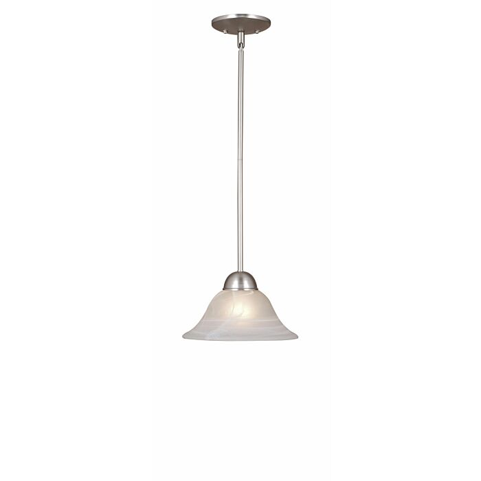 Da Vinci 1-Light Mini Pendant in Brushed Nickel