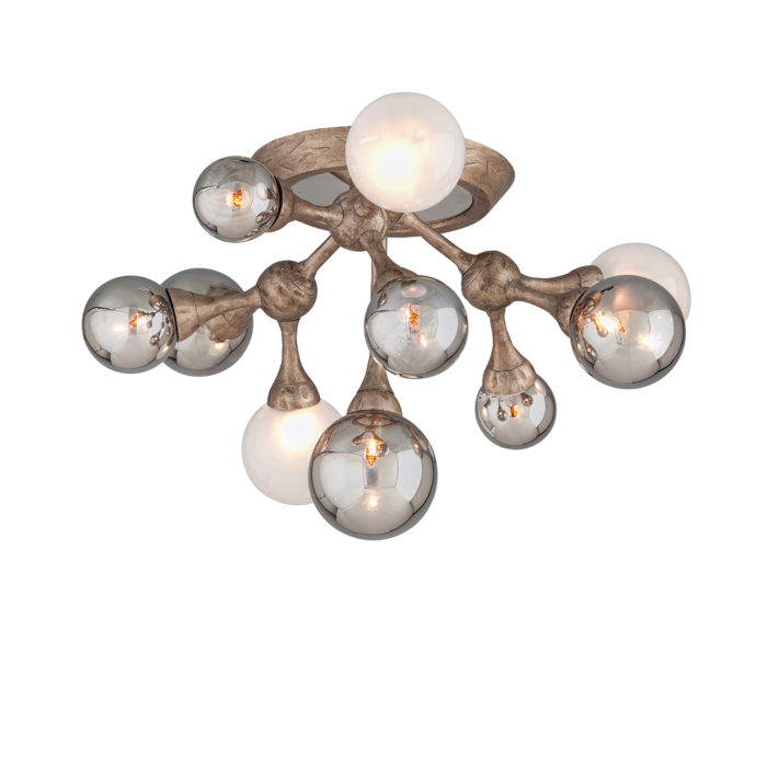 Corbett Element 10 Light Ceiling Light in Vienna Bronze