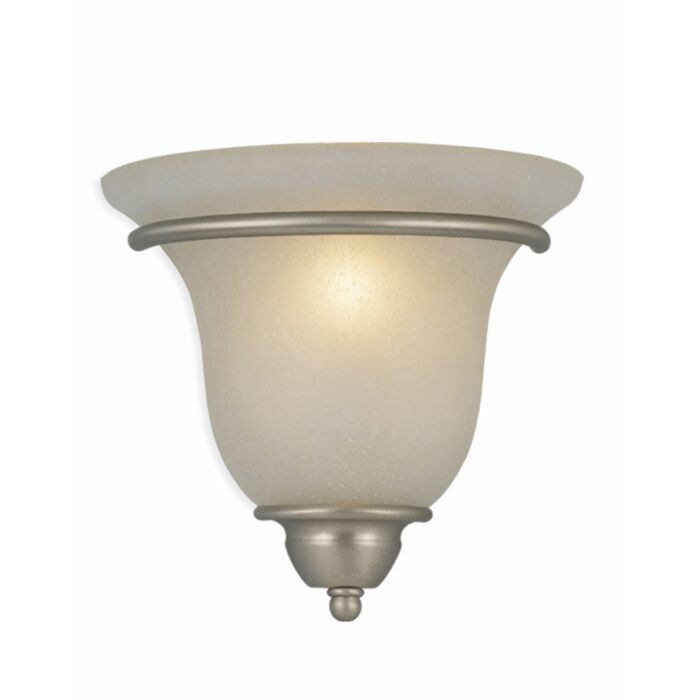 Monrovia 1-Light Wall Sconce in Brushed Nickel
