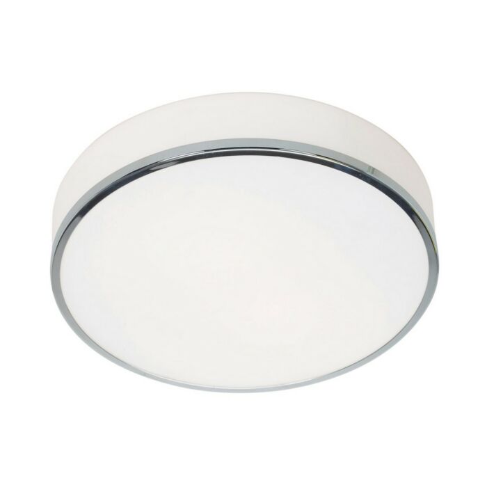 Access Lighting Aero 12.5 Inch 2 Light Opal Glass Flush Mount in Chrome