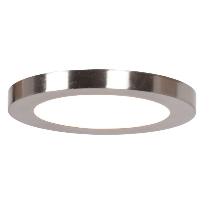 Access Disc Ceiling Light in Brushed Steel