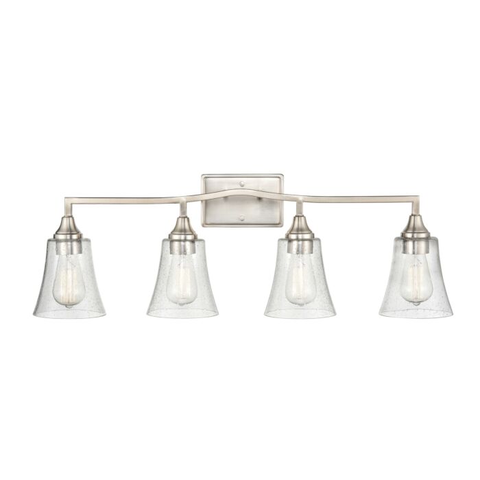 Millennium Caily 4 Light Bathroom Vanity Light in Brushed Nickel