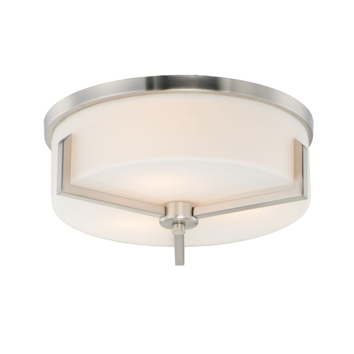 Maxim Dart 3 Light Ceiling Light in Satin Nickel