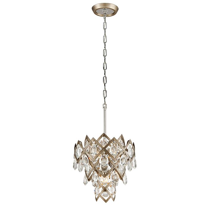 Corbett Tiara 3 Light Pendant Light in Vienna Bronze