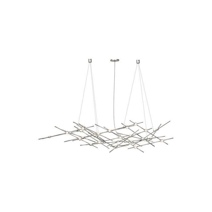 Sonneman Constellation® 25 Light Chandelier in Satin Nickel