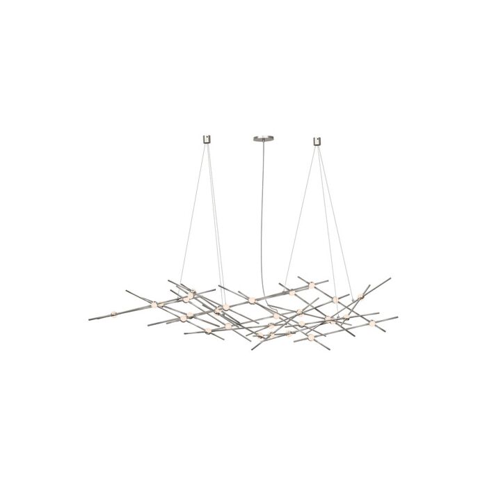Sonneman Constellation® 25 Light Chandelier in Satin Nickel