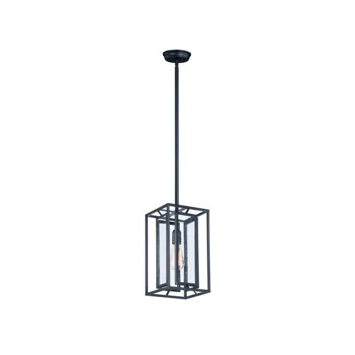 Maxim Lighting Era 1 Light 1 Light Single Pendant in Black