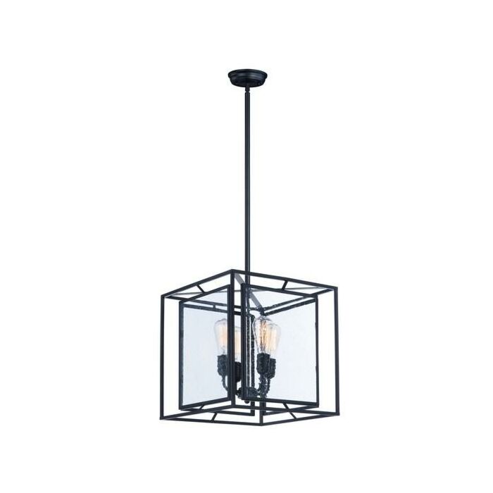 Maxim Lighting Era 4 Light Pendant in Black