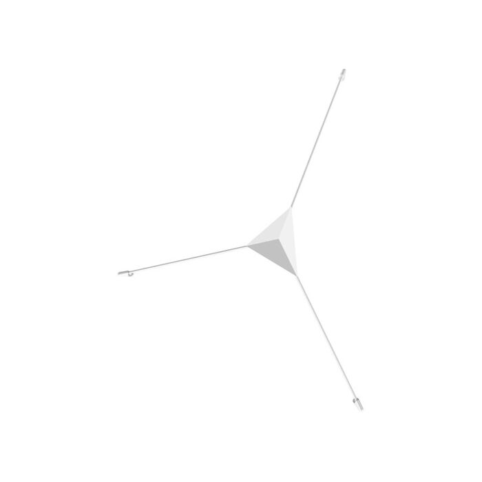 Sonneman Abstract™ 41 Inch Ceiling Light in Satin White