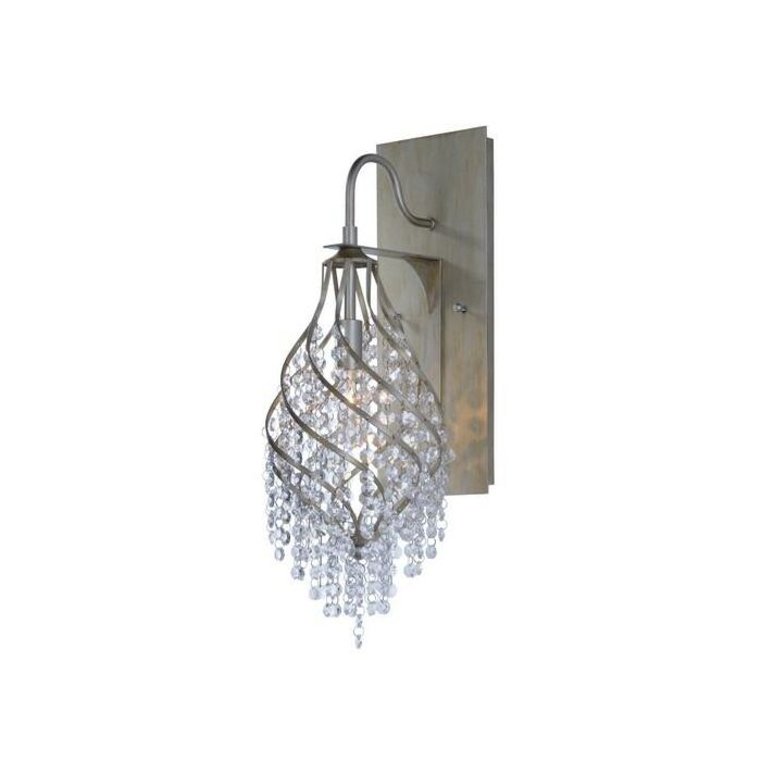Maxim Lighting Twirl 1 Light 1 Light Wall Sconce in Golden Silver