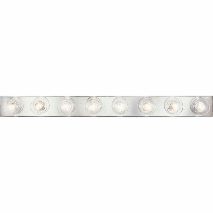 Broadway-Deluxe 8-Light Bathroom Vanity Light in Polished Chrome