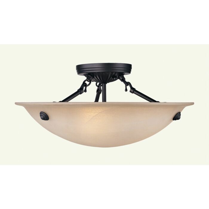 Oasis 3-Light Ceiling Mount in Bronze