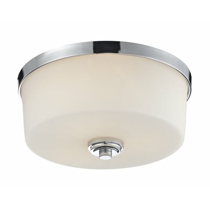 Z Lite Lamina 3 Light Flush Mount Ceiling Light In Chrome