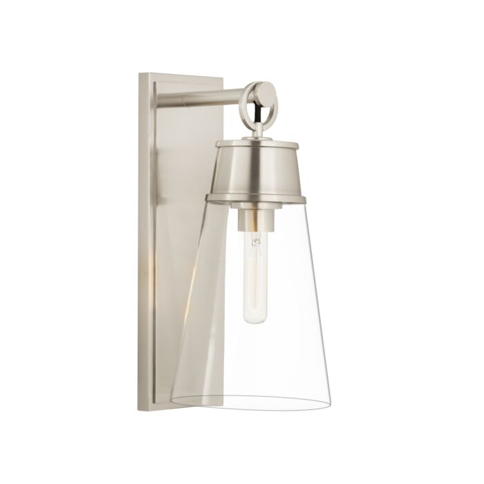 Z Lite Wentworth 1 Light Wall Sconce In Brushed Nickel