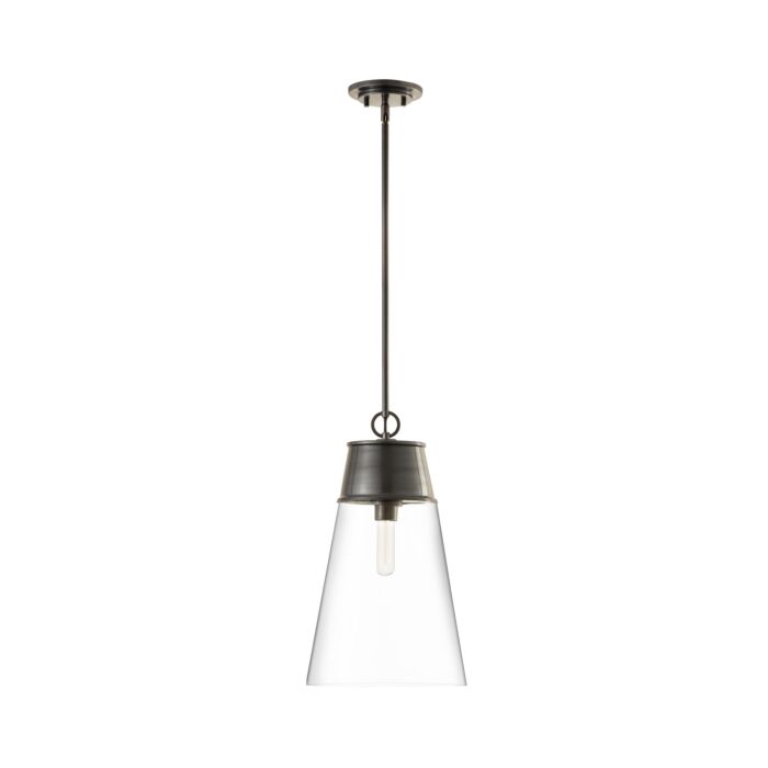 Z Lite Wentworth 1 Light Pendant Light In Plated Bronze
