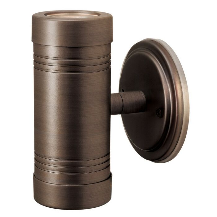 Access Lighting Myra 6.5 Inch 2 Light LED Outdoor Wallwasher in Bronze