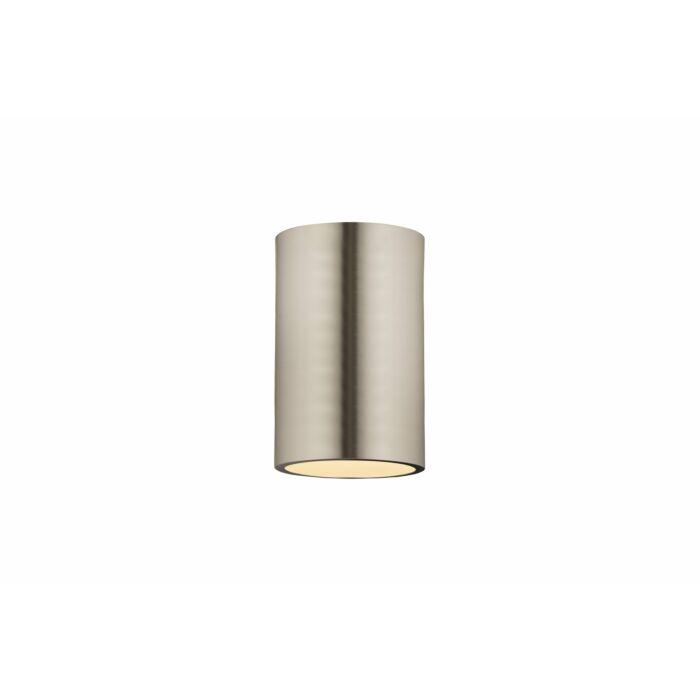 Z Lite Harley 1 Light Flush Mount Ceiling Light In Brushed Nickel