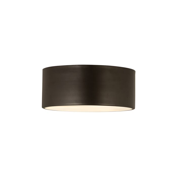 Z Lite Harley 2 Light Flush Mount Ceiling Light In Bronze