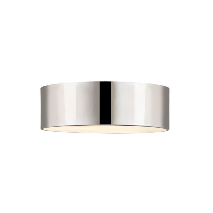 Z Lite Harley 3 Light Flush Mount Ceiling Light In Chrome