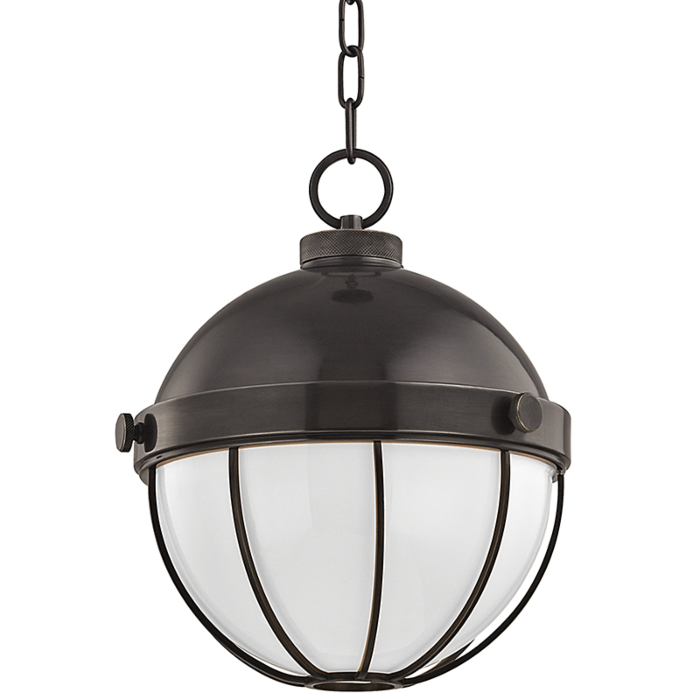 Hudson Valley Sumner 14 Inch Pendant Light in Old Bronze