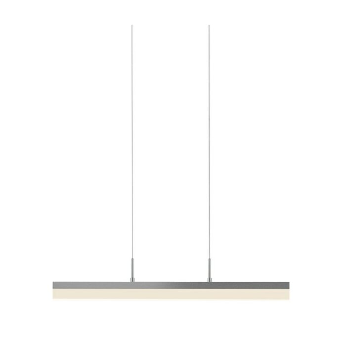 Sonneman Stiletto 24.25 Inch LED Pendant in Bright Satin Aluminum