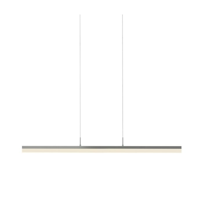 Sonneman Stiletto 44.25 Inch LED Pendant in Bright Satin Aluminum