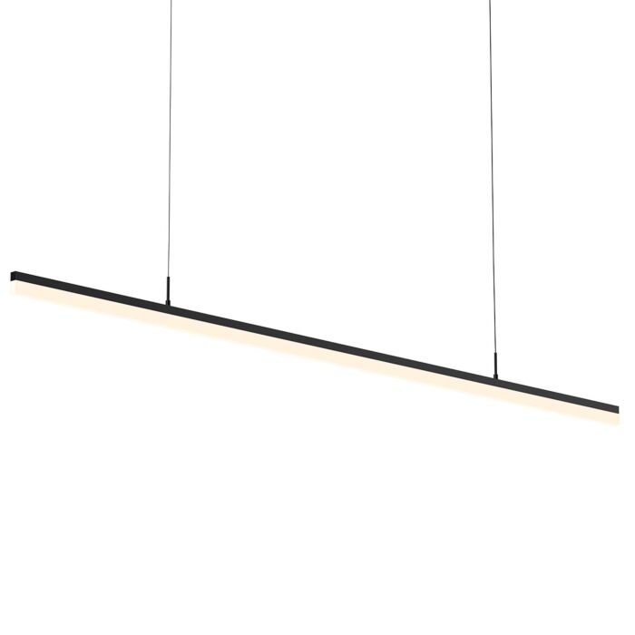 Sonneman Stiletto 2 Inch Pendant Light in Satin Black
