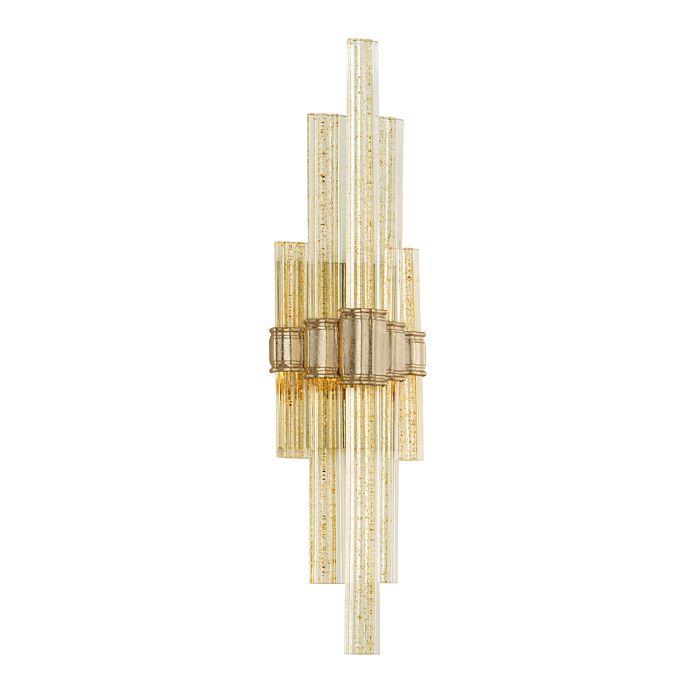 Corbett Viola Wall Sconce in Gold Leaf