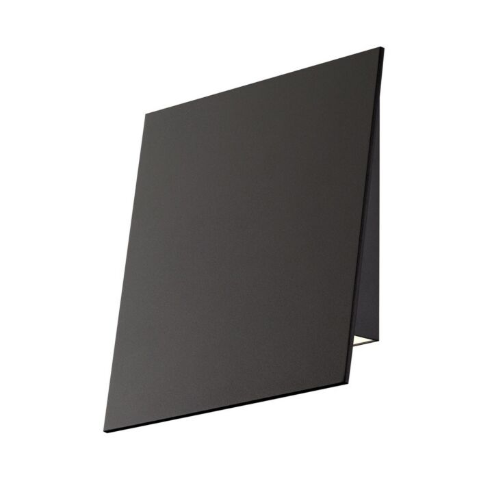 Sonneman Angled Plane 7.75 Inch LED Wall Sconce in Textured Bronze