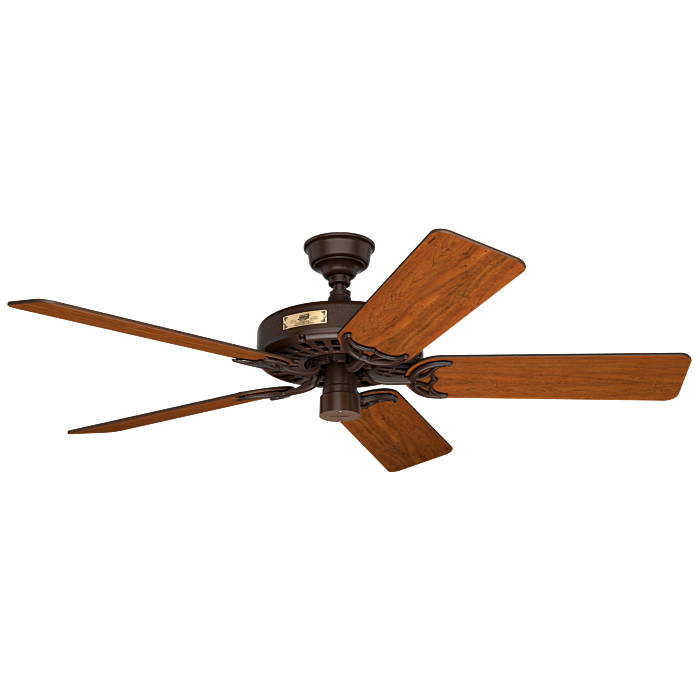 Hunter Original Cherry Blades 52 Inch Indoor/Outdoor Ceiling Fan in Chestnut Brown
