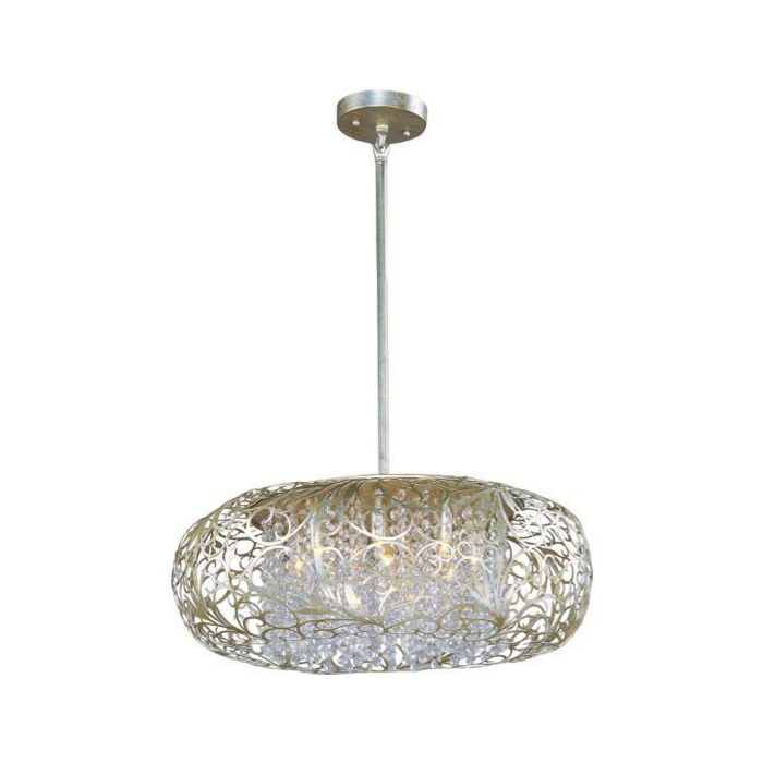 Maxim Lighting Arabesque 9 Light Pendant in Golden Silver