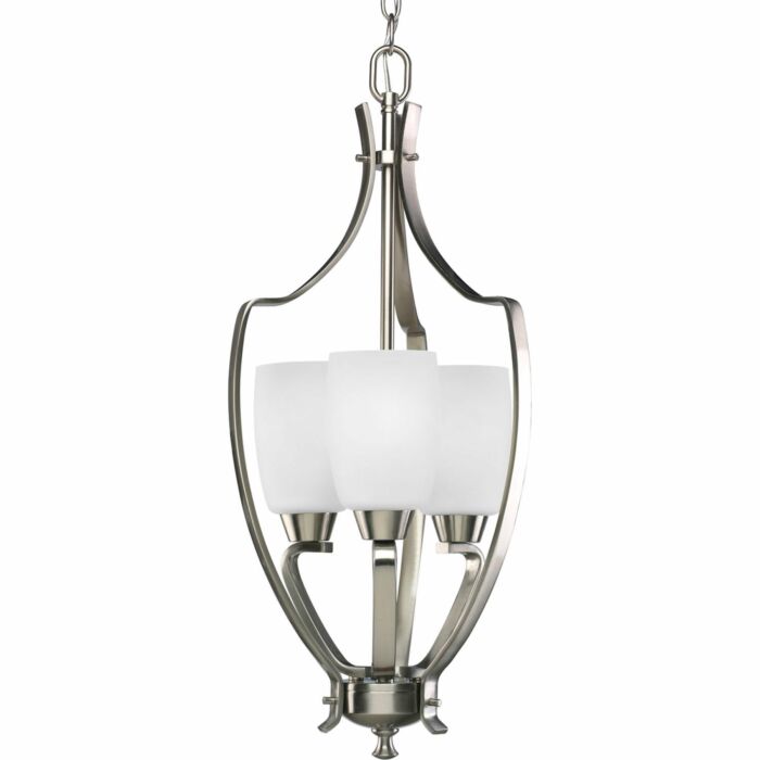 Wisten 3-Light Foyer Pendant in Brushed Nickel