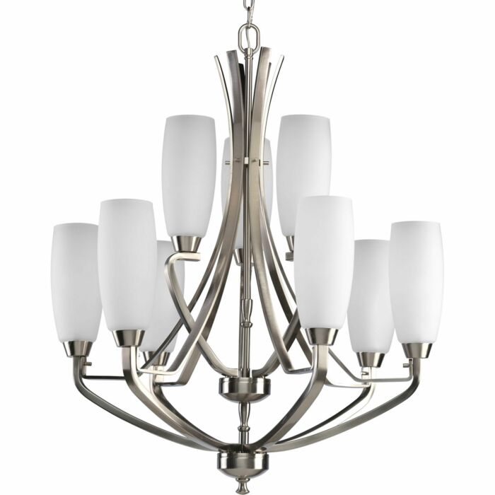 Wisten 9-Light Chandelier in Brushed Nickel
