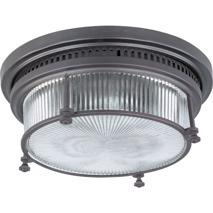 Maxim Lighting Hi Bay 2 Light Flush Mount in Bronze