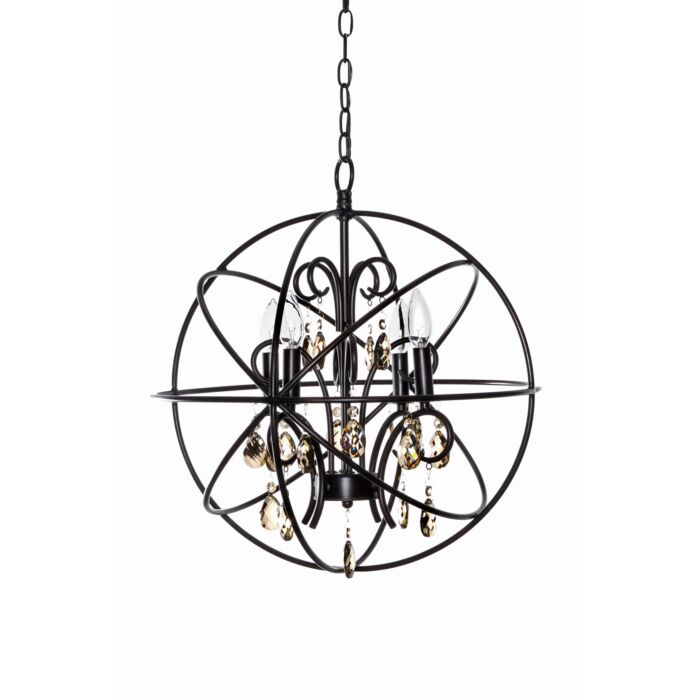 Maxim Lighting Orbit 4 Light Chandelier   Oil Rubbed Bronze