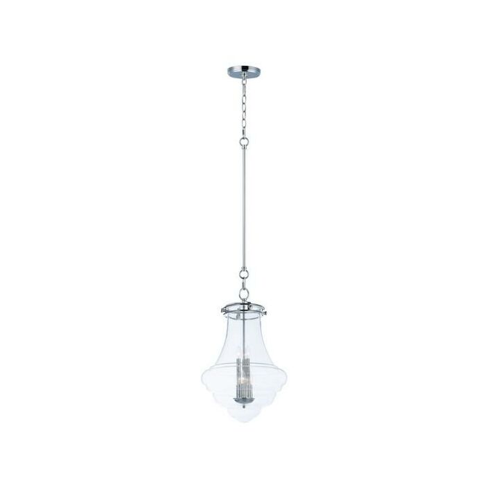 Maxim Lighting Retro 6 Light Pendant in Polished Nickel