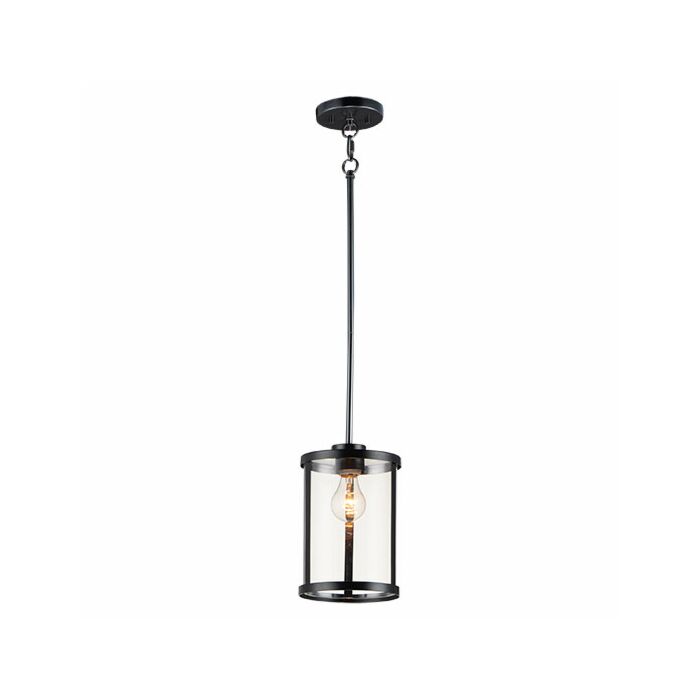 Maxim Sentinel 7 Inch Pendant Light in Black