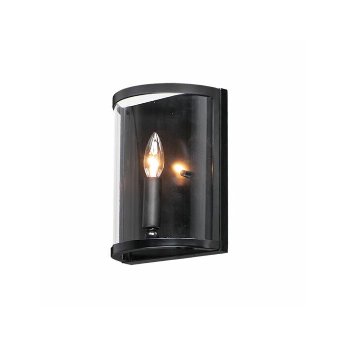 Maxim Sentinel 10 Inch Wall Sconce in Black