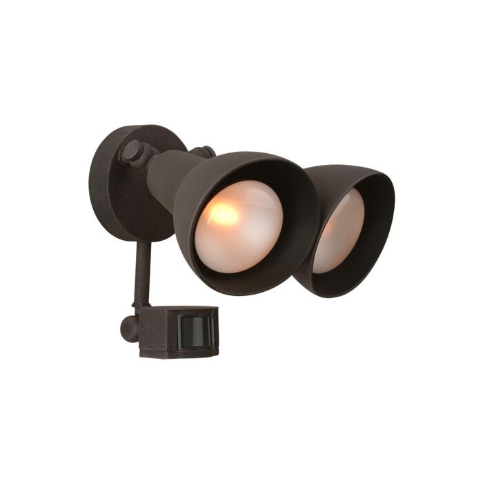 Two Light Covered Flood w/Motion Sensor by Craftmade