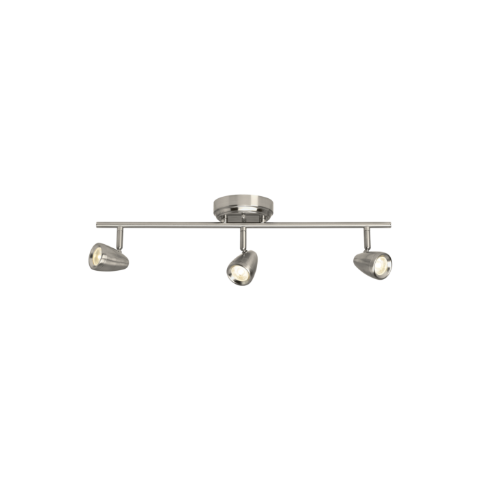 Sea Gull Talida 3 Light LED Track Lighting in Brushed Nickel
