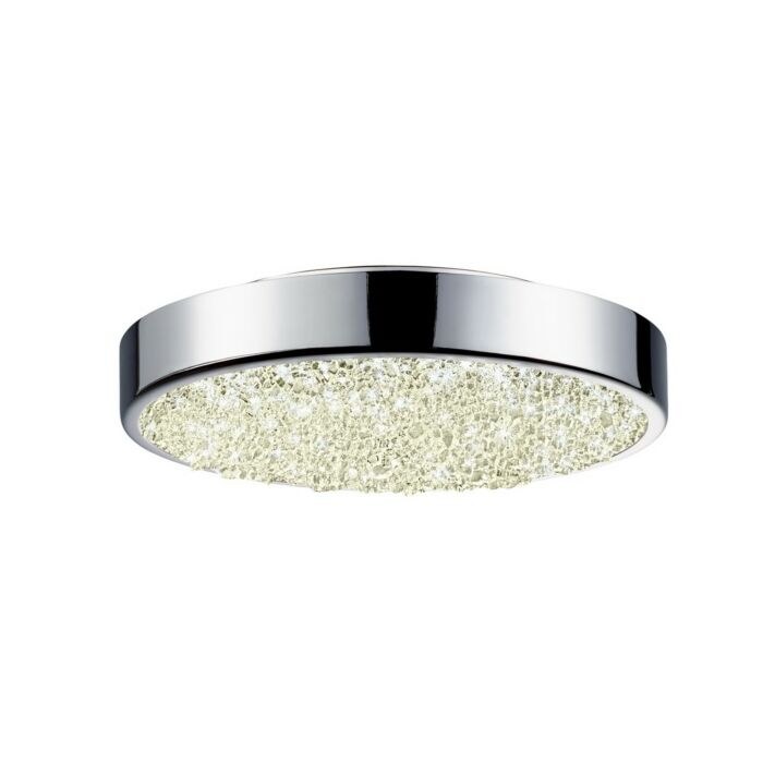 Sonneman Dazzle 8 Inch LED Round Flush Mount in Polished Chrome
