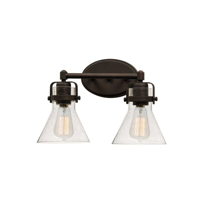 Maxim Lighting Seafarer 2 Light Bathroom Vanity Light in Oil Rubbed Bronze