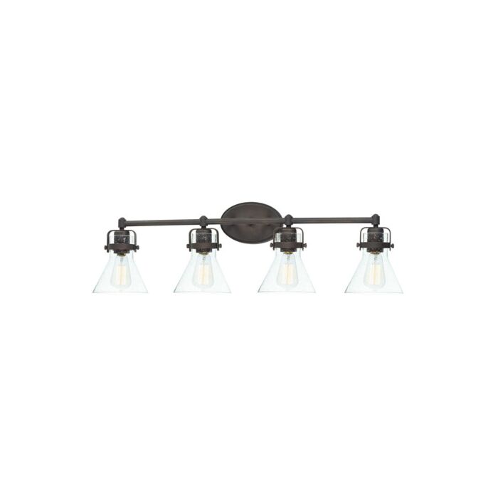 Maxim Seafarer 4 Light Bathroom Vanity Light in Oil Rubbed Bronze