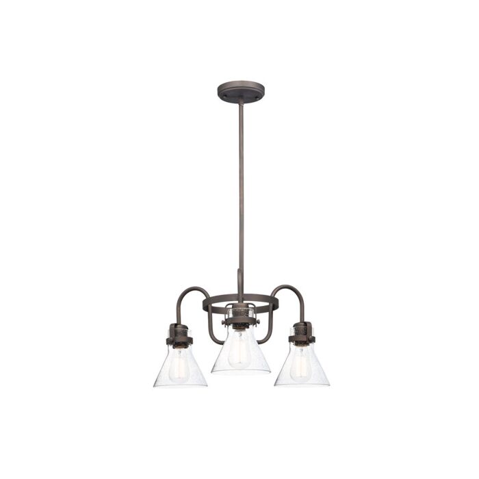 Maxim Lighting Seafarer 3 Light 3 Light Single Tier Chandelier in Oil Rubbed Bronze