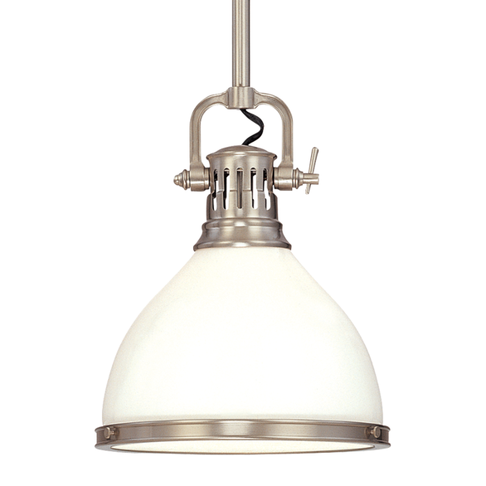 Hudson Valley Randolph 19 Inch Pendant Light in Satin Nickel