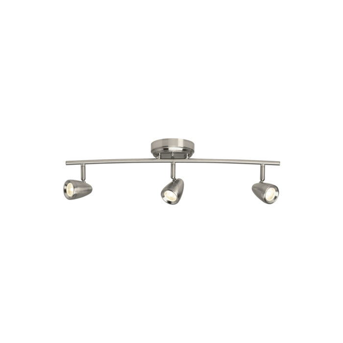 Sea Gull Talida 3 Light LED Track Lighting in Brushed Nickel