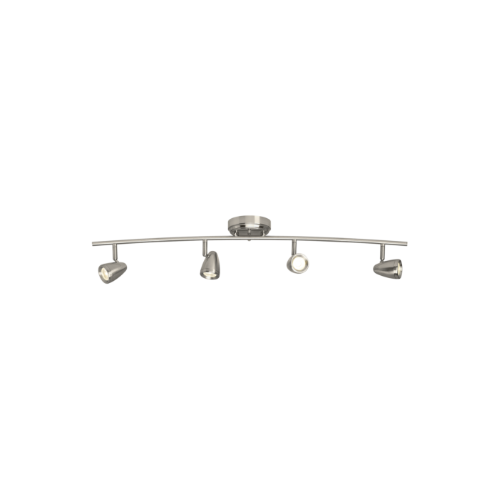 Sea Gull Talida 4 Light LED Track Lighting in Brushed Nickel