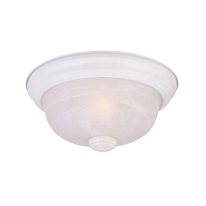 Decorative Flushmount 3-Light Flushmount in White